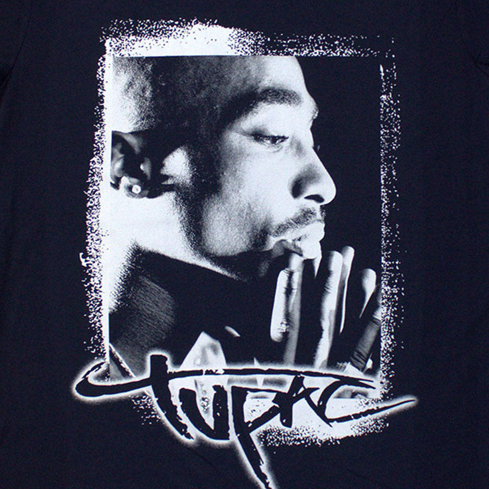 Tupac Spray Photo Womens T Shirt product image 2