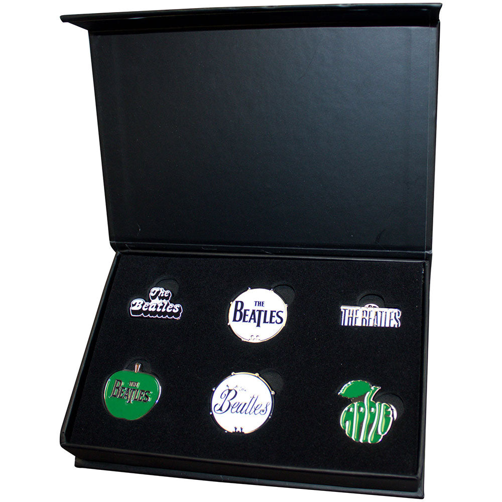 The Beatles Band Logos Boxed Pin Badge Set