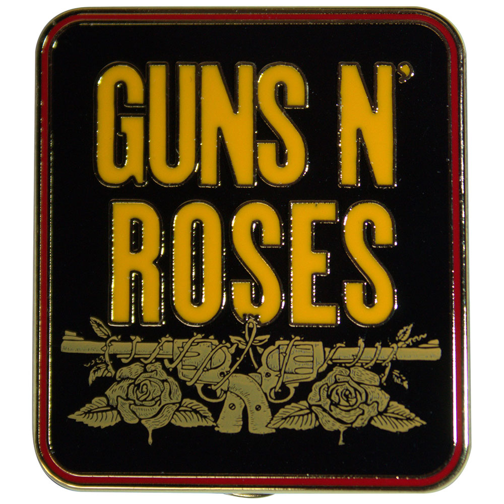 Guns N' Roses Stacked Band logo Pin Badge