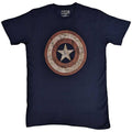 Captain America Embroidered Shield Marvel T Shirt product image 1
