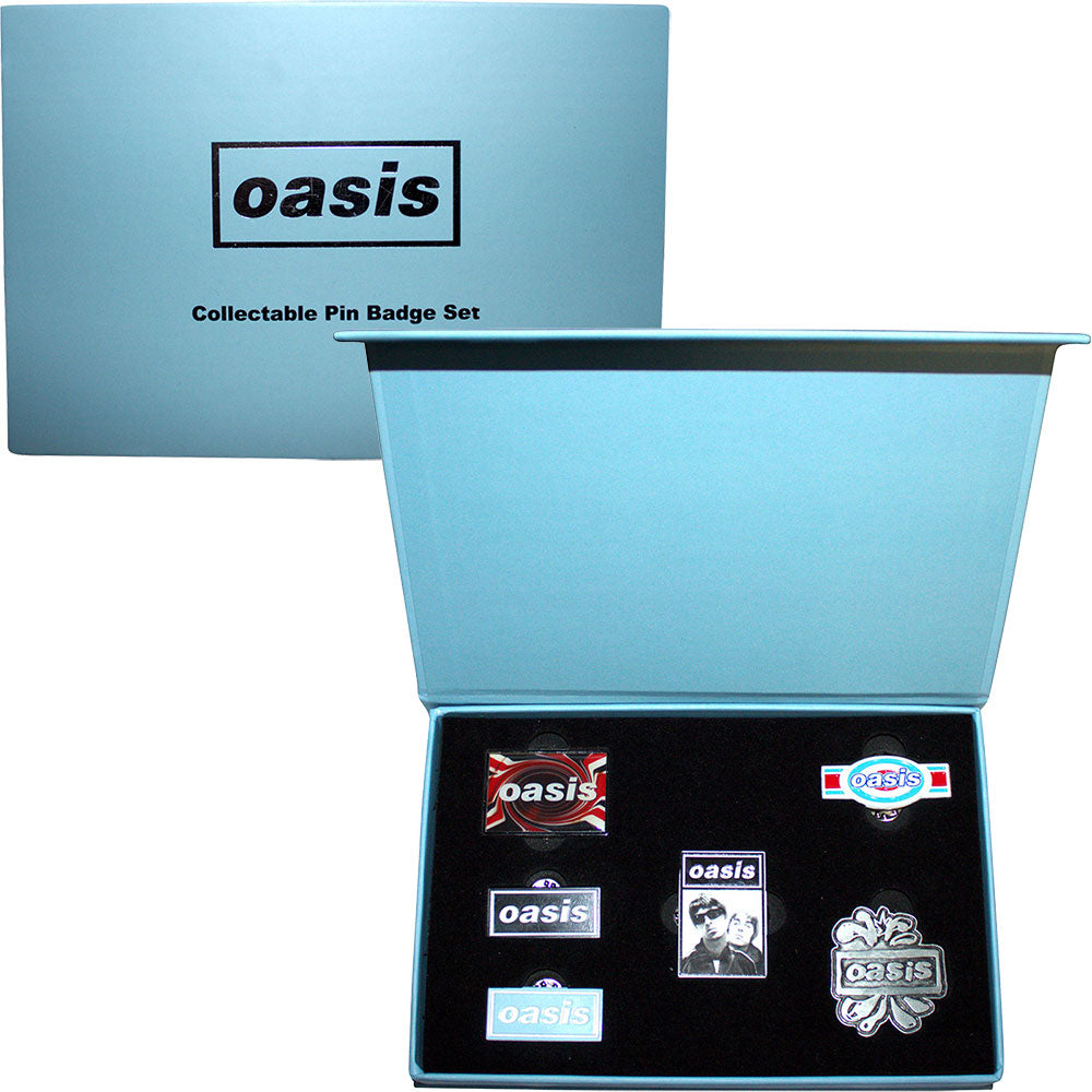Oasis Band Logo Pin Badge Gift Set