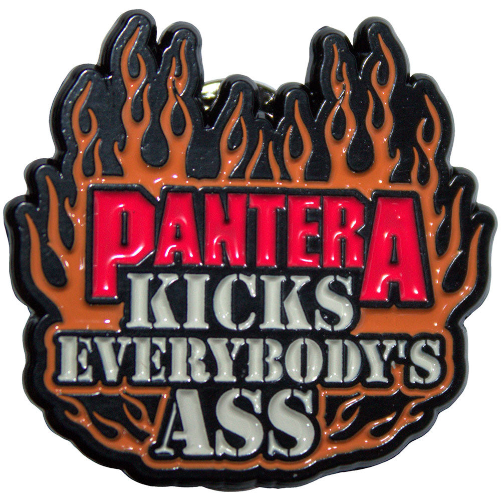 Pantera Kicks Band Logo Pin Badge