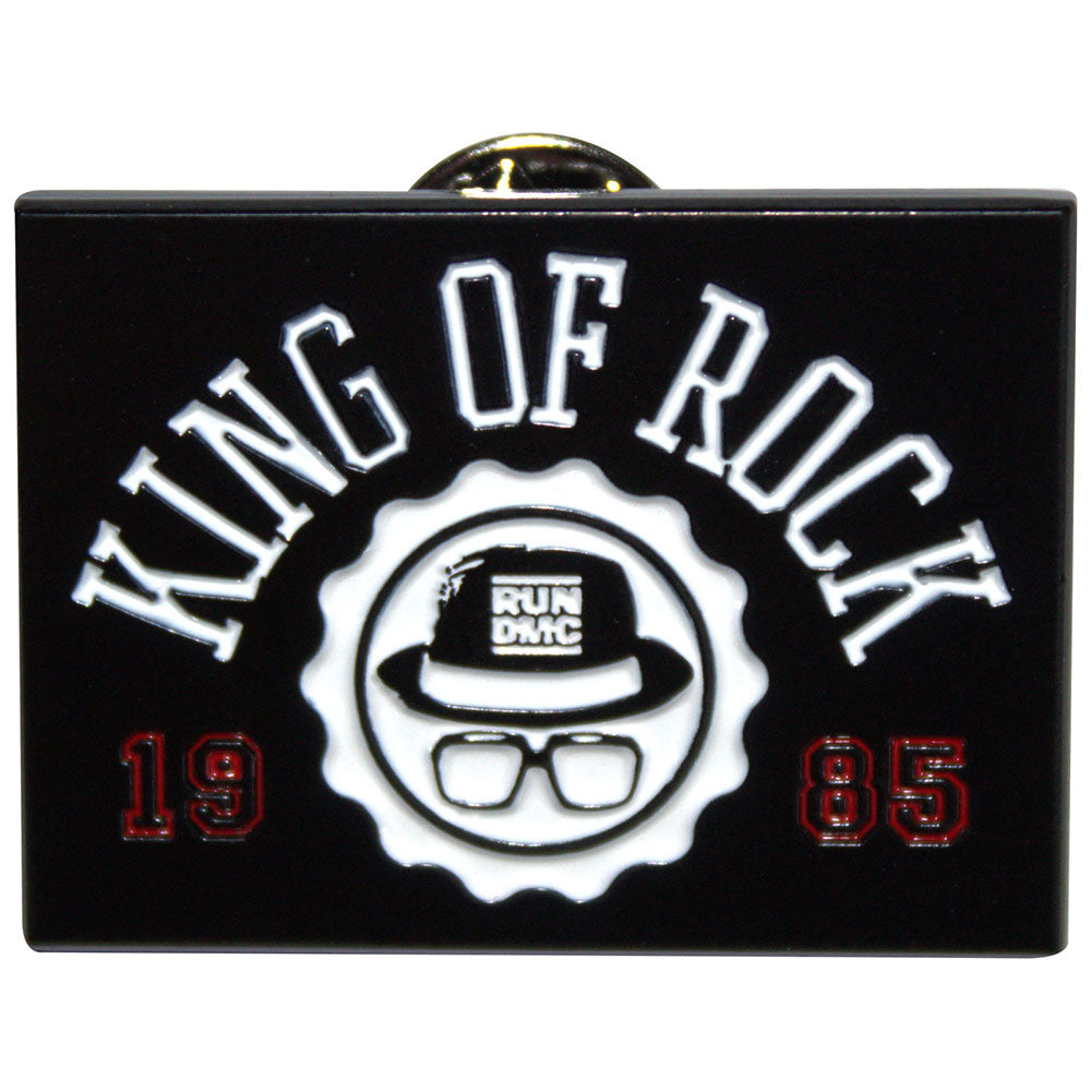 Run DMC King Of Rock Pin Badge