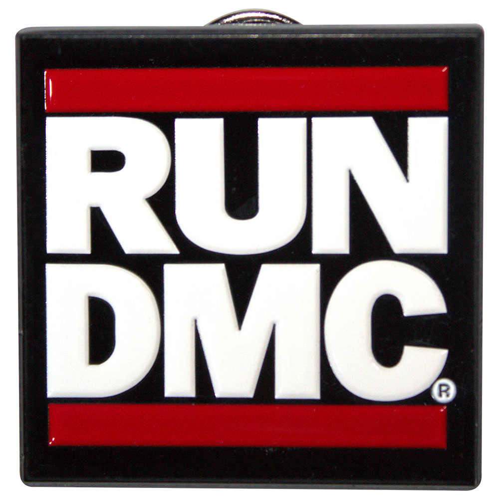 Run DMC Logo Pin Badge