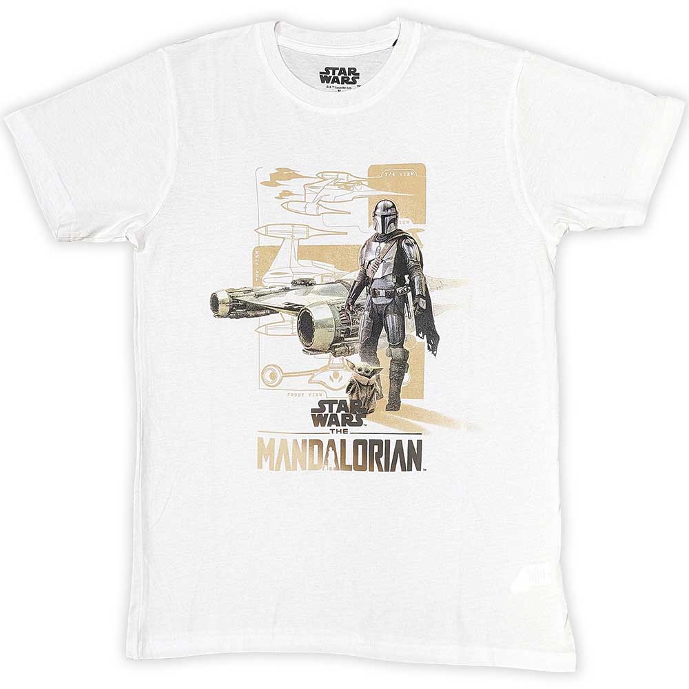 Star Wars T Shirt The Mandalorian Din and Grogu new product image 1