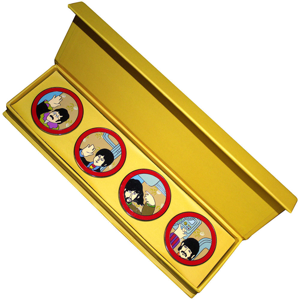 The Beatles Yellow Submarine Portholes Boxed Pin Badge Set