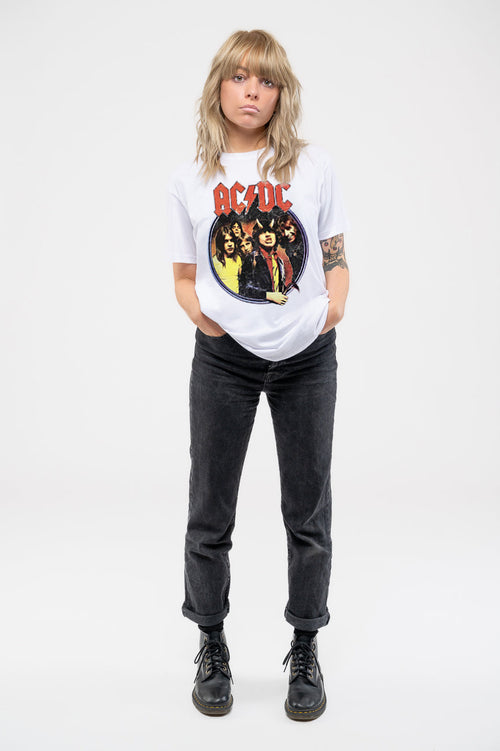 AC/DC Highway To Hell Circle Skinny Fit T Shirt product image 2
