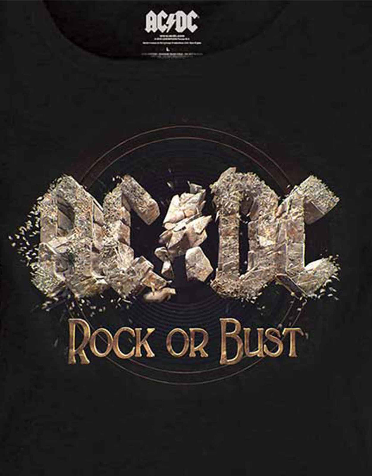 AC/DC Rock or Bust Skinny Fit T Shirt product image 2