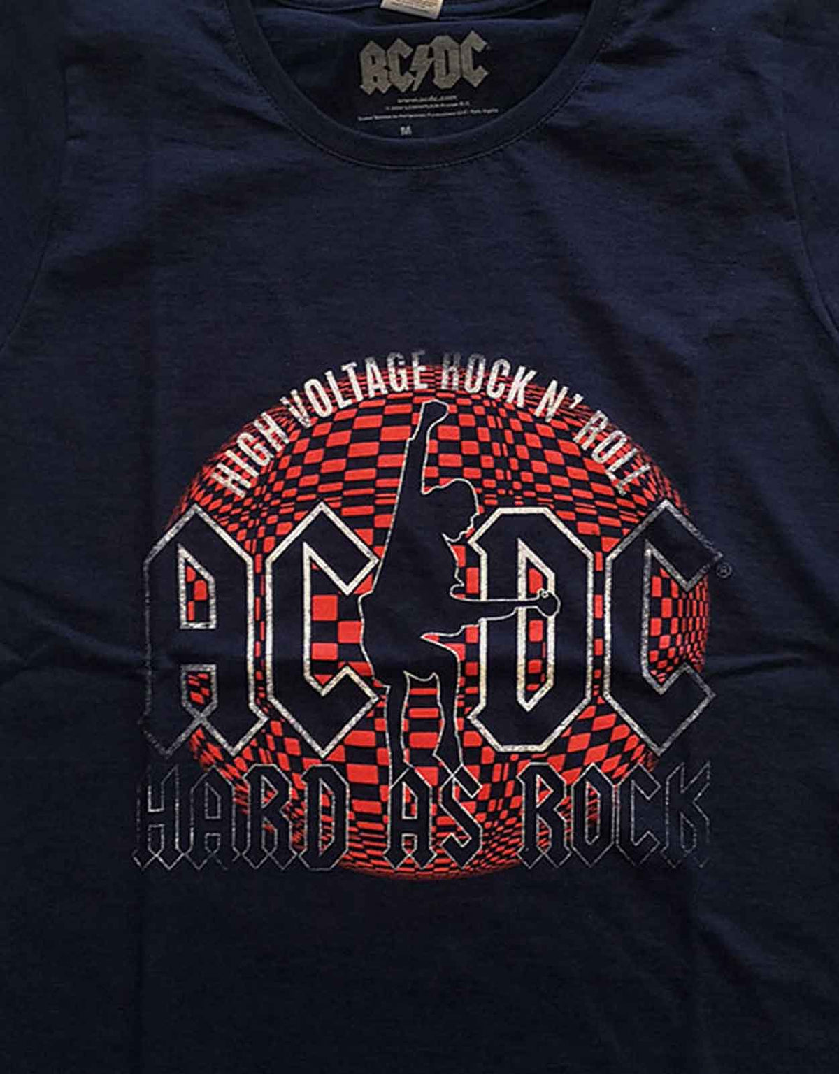 AC/DC Hard As Rock Skinny Fit T Shirt product image 2