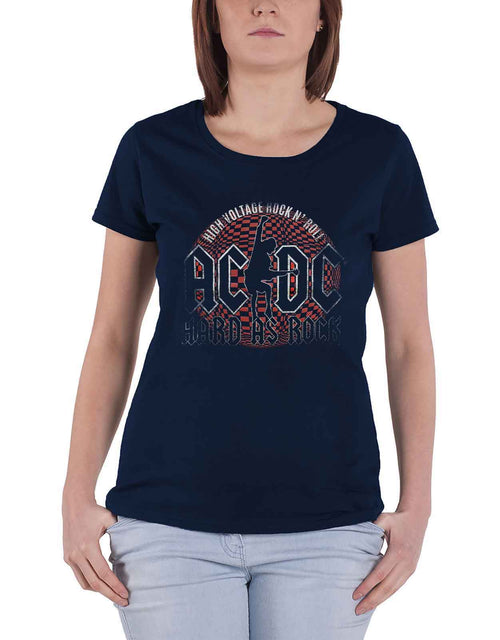 AC/DC Hard As Rock Skinny Fit T Shirt product image 1