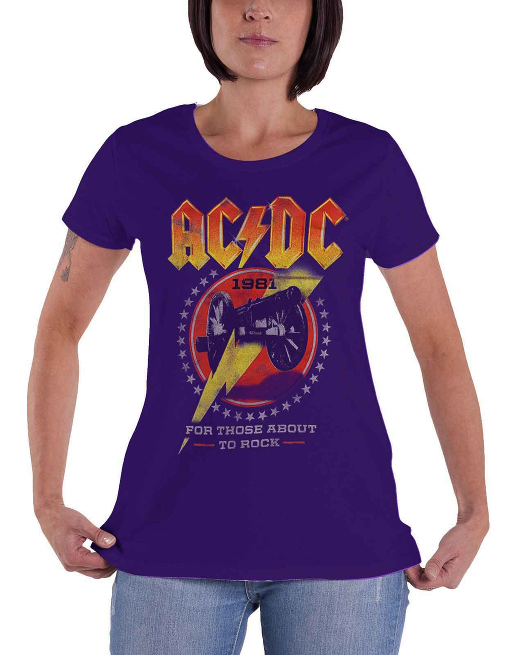 AC/DC For Those About To Rock 81 Skinny Fit T Shirt product image 1