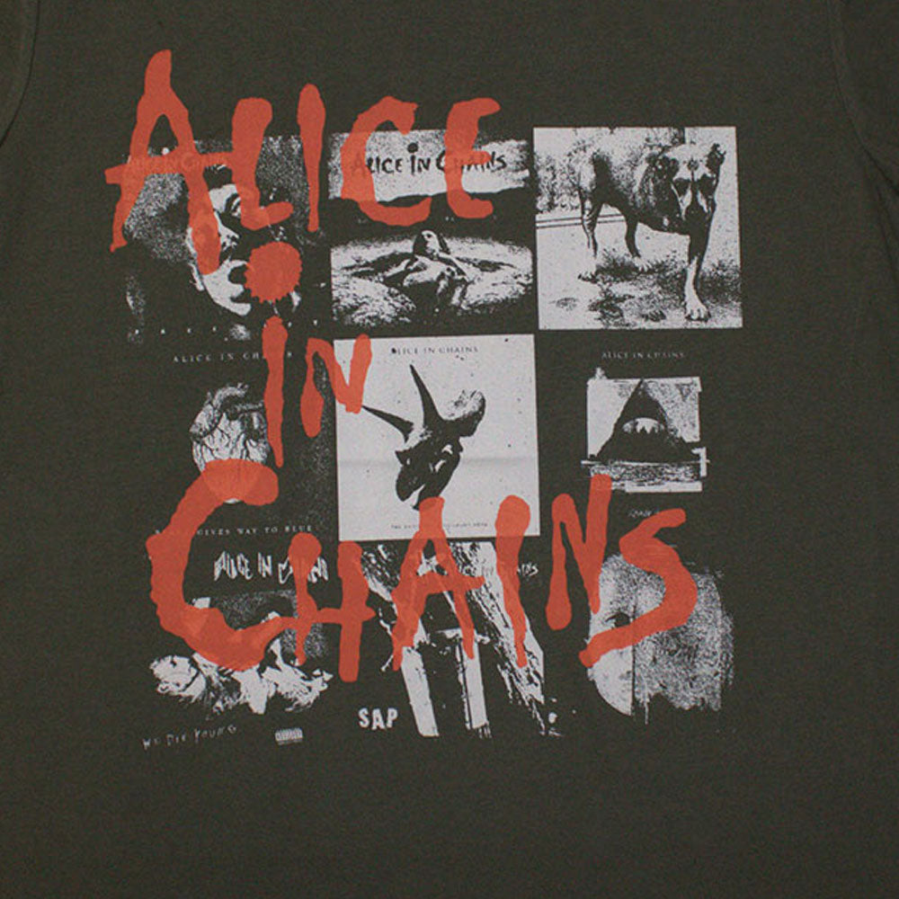 Alice In Chains Albums Montage Womens T Shirt product image 2