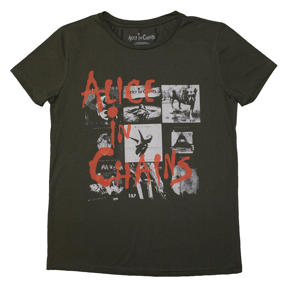 Alice In Chains Albums Montage Womens T Shirt product image 1