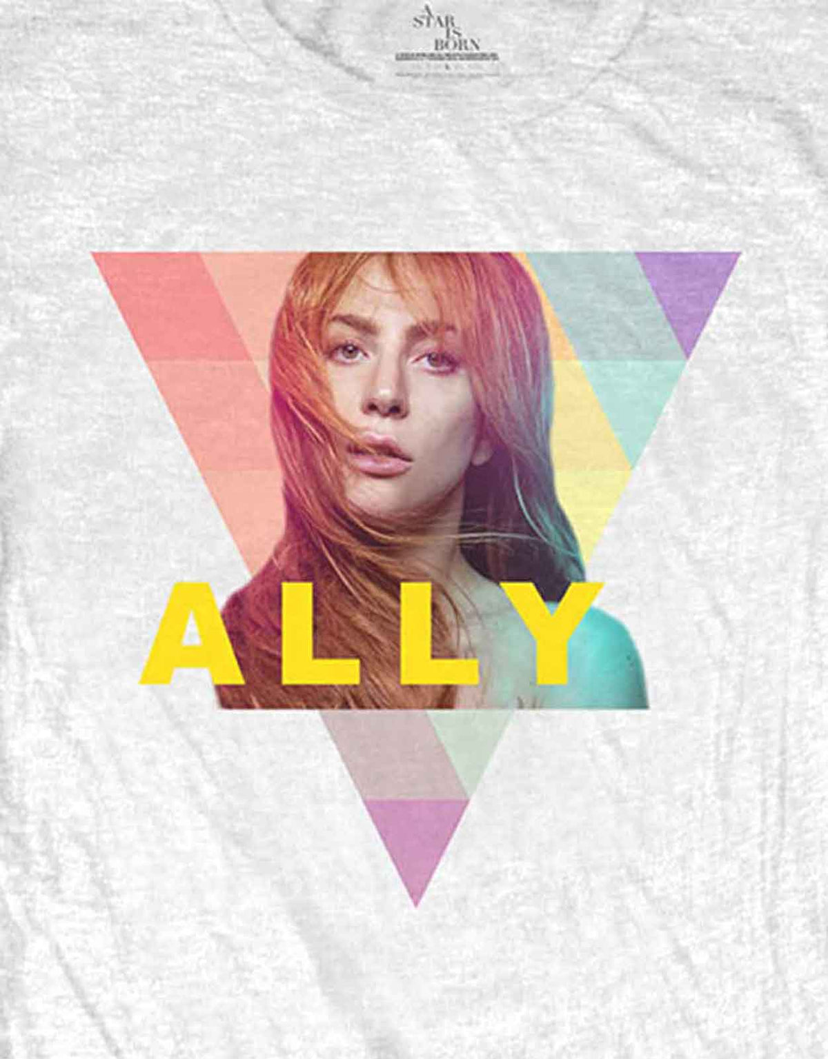 A Star Is Born T Shirt Ally Geo Triangle Logo Official product image 2