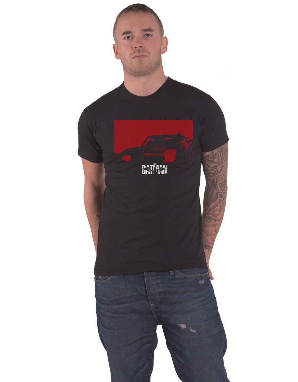 The Batman Red Car T Shirt product image 1