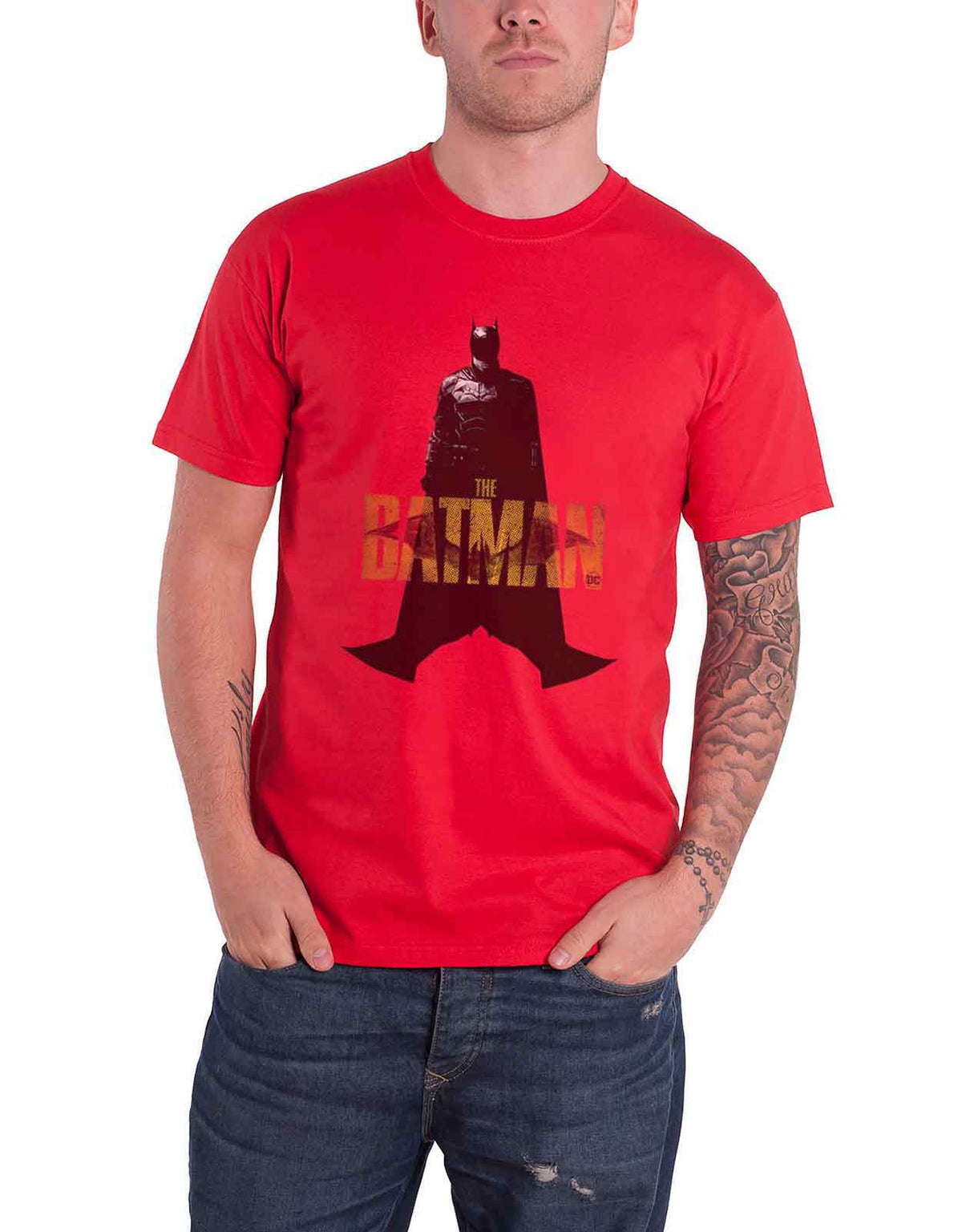The Batman Yellow Text T Shirt product image 1