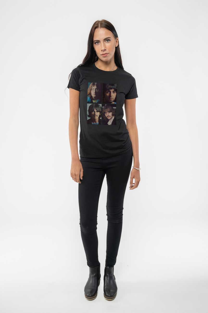 The Beatles White Album Faces Skinny Fit T Shirt product image 1
