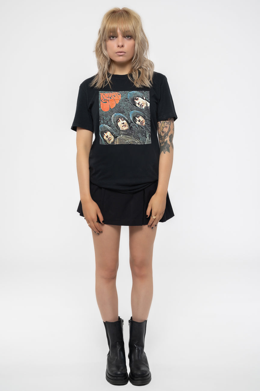 The Beatles Rubber Soul Album Skinny Fit T Shirt product image 2