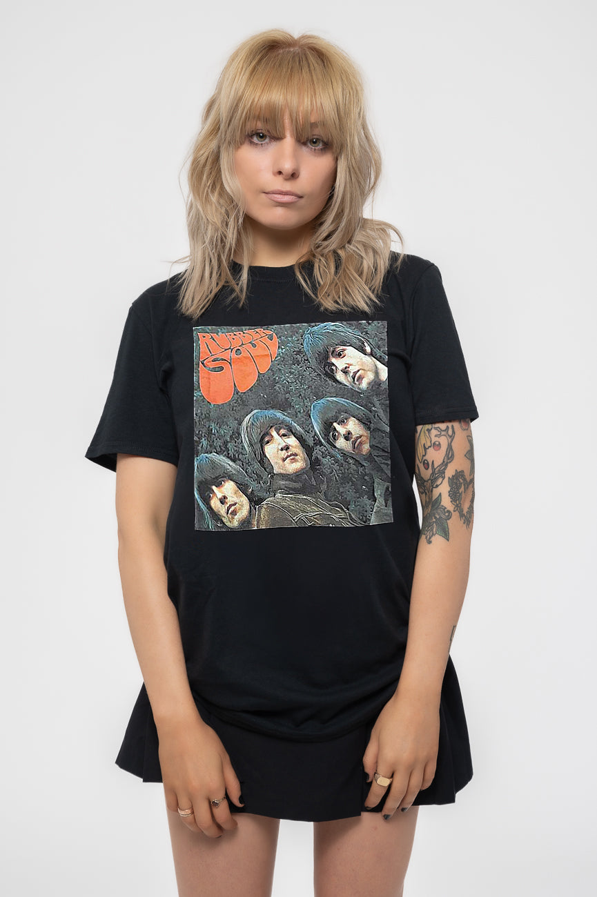 The Beatles Rubber Soul Album Skinny Fit T Shirt product image 1