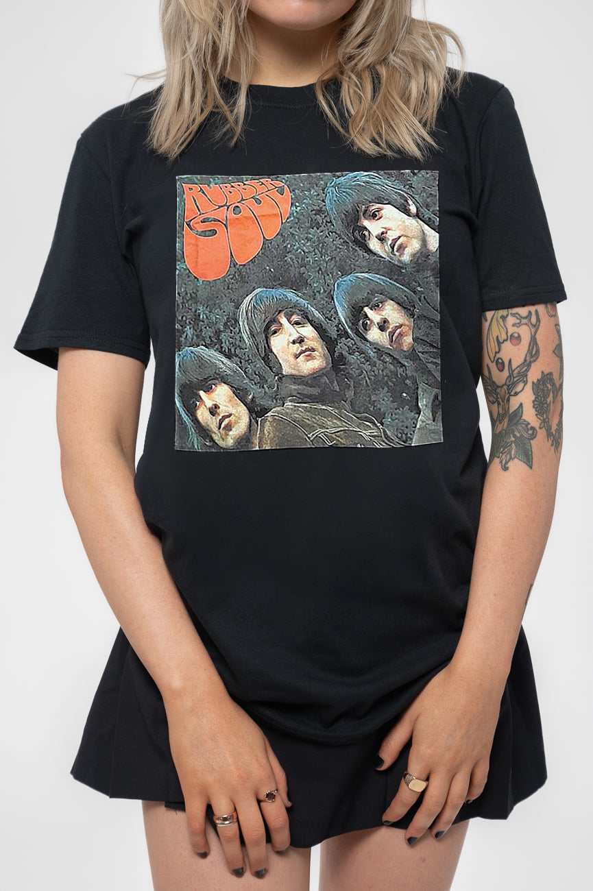 The Beatles Rubber Soul Album Skinny Fit T Shirt product image 3