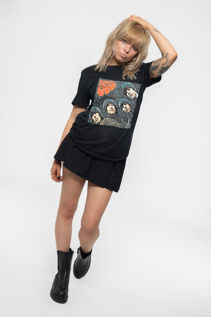 The Beatles Rubber Soul Album Skinny Fit T Shirt product image 5