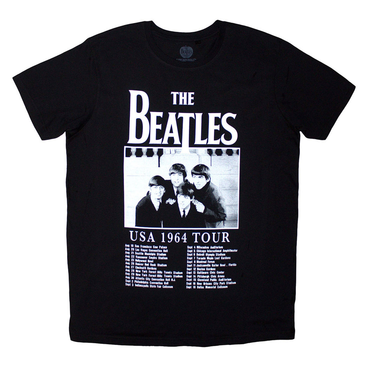The Beatles Tour 1964 Dates T Shirt product image 1