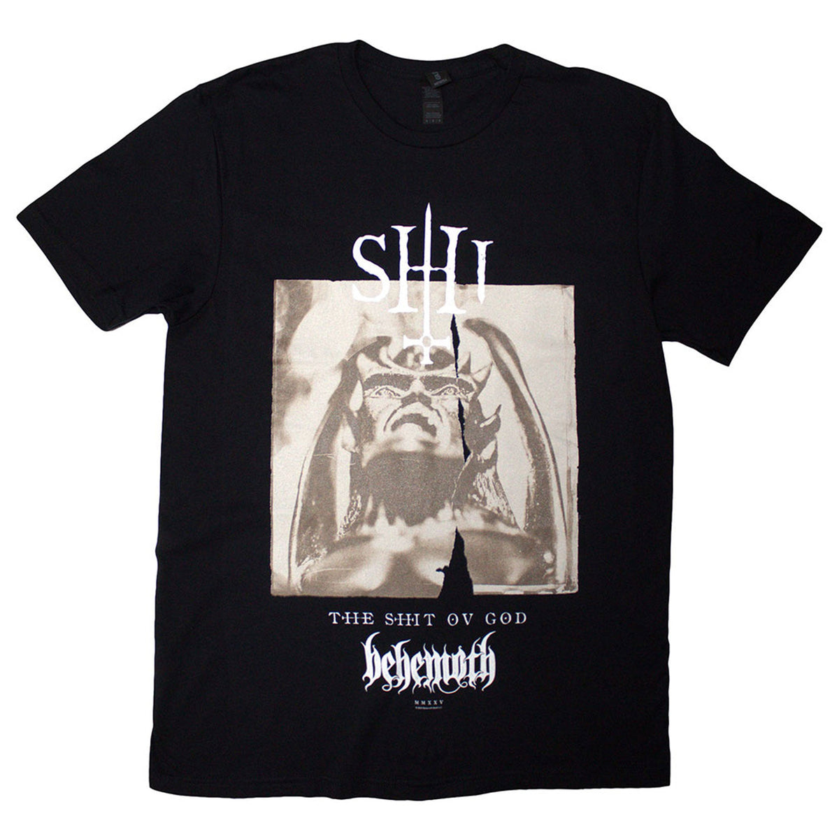 Behemoth The Shit Ov God Parchment T Shirt product image 1