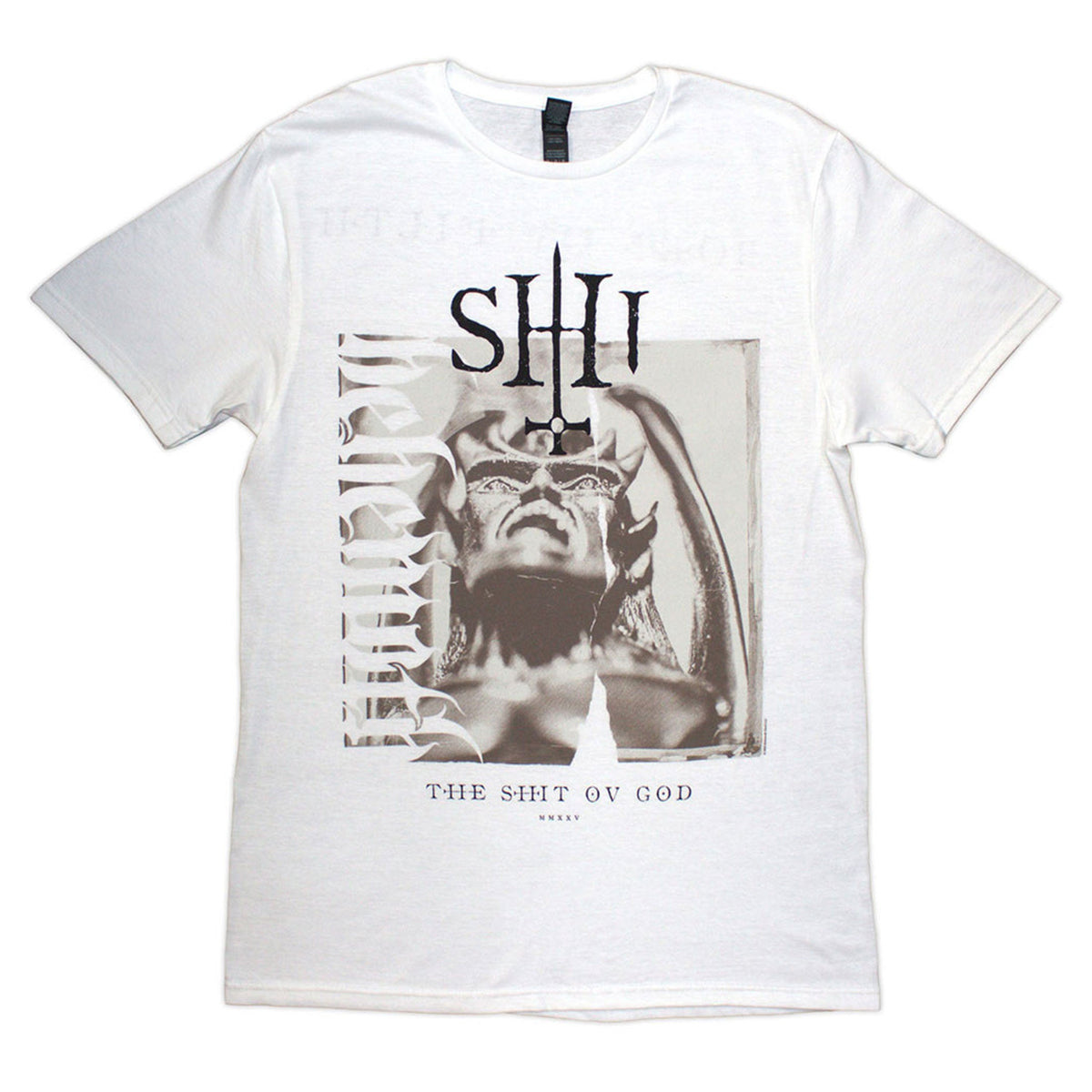 Behemoth The Shit Ov God Sepia Parchment T Shirt product image 1