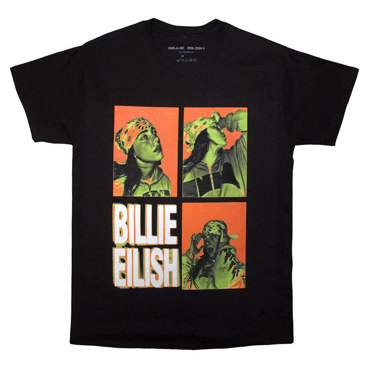 Billie Eilish 3 Photo Logo T Shirt product image 1
