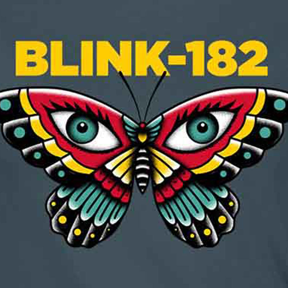 Blink 182 Butterfly Band Logo Skinny Fit T Shirt product image 2