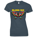 Blink 182 Butterfly Band Logo Skinny Fit T Shirt product image 1