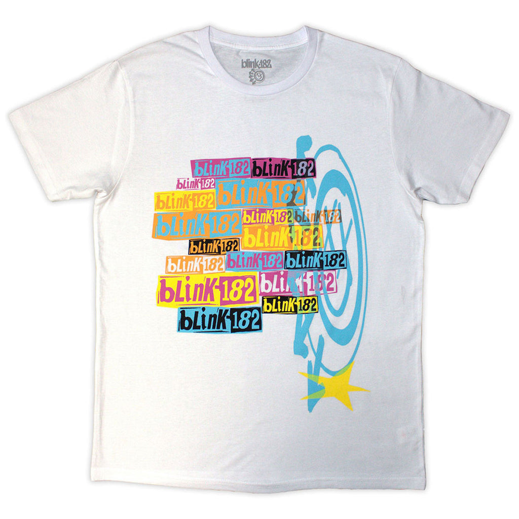 Blink-182 Multi Stacked Band Logo T Shirt product image 1