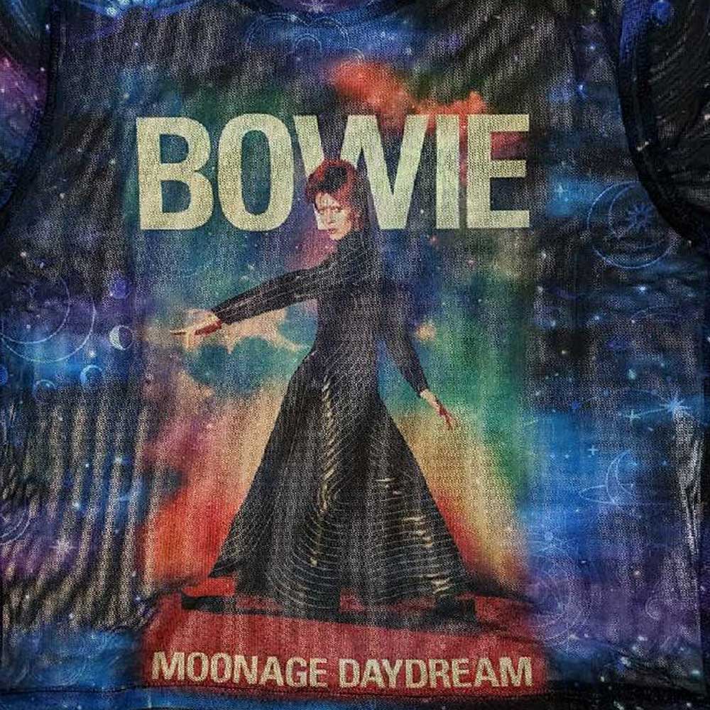David Bowie Moonage Daydream Mesh Crop Top product image 2