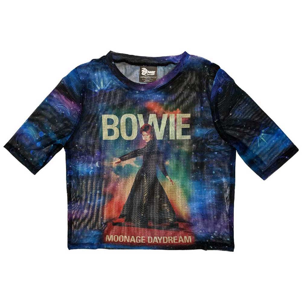 David Bowie Moonage Daydream Mesh Crop Top product image 3