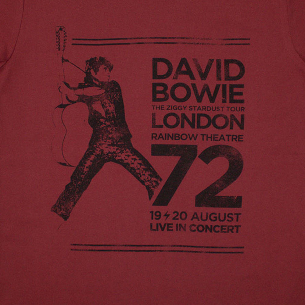 David Bowie Rainbow Theatre Womens T Shirt product image 2