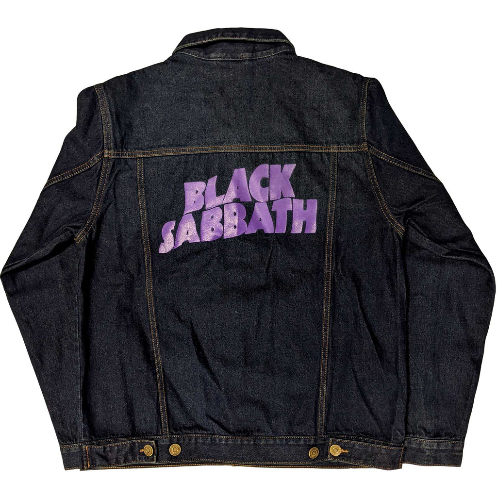 Black Sabbath Classic Wavy Band Logo Denim Jacket product image 2