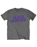 Black Sabbath Classic Wavy Logo Charcoal T Shirt product image 1