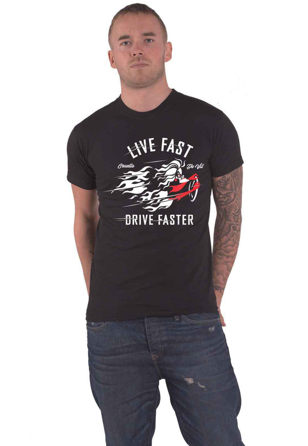 101 Dalmations Cruella Live Faster T Shirt product image 1