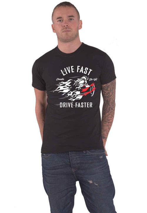 101 Dalmations Cruella Live Faster T Shirt product image 1