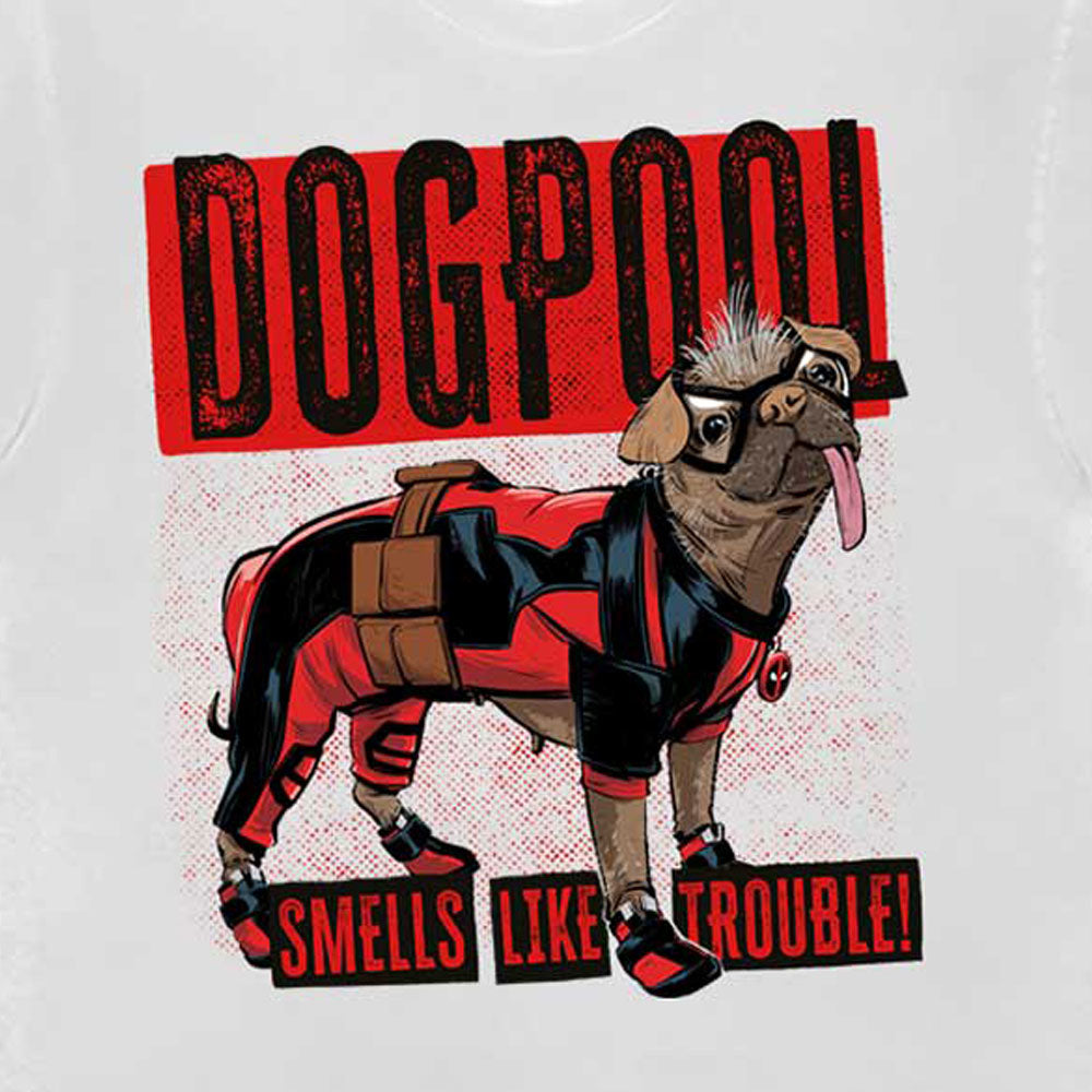 Deadpool Dogpool Smells Like Trouble T Shirt product image 2