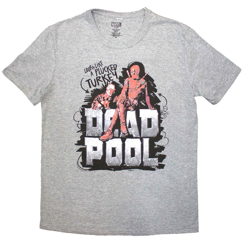Deadpool Plucked Turkey Logo T Shirt product image 1