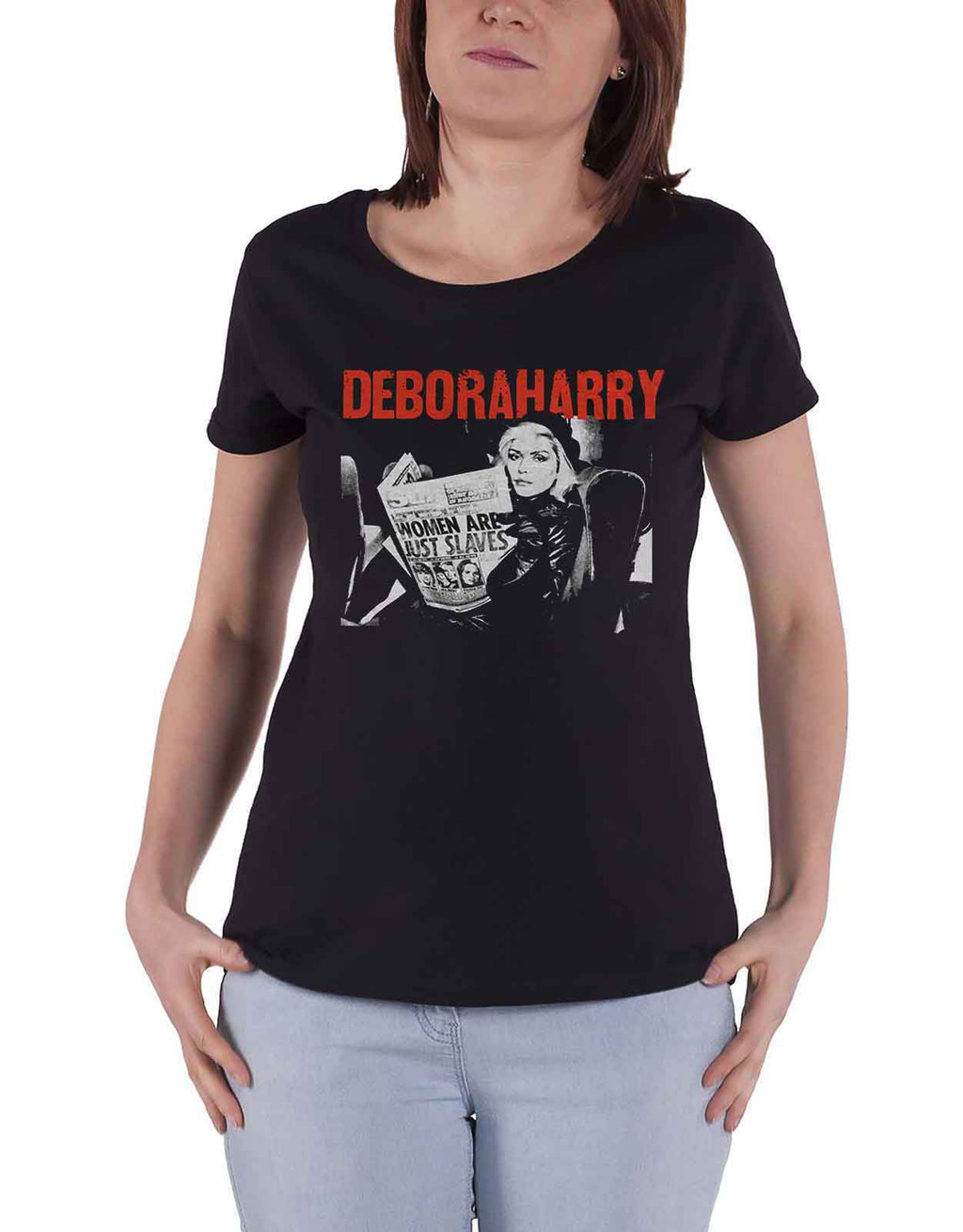 Debbie Harry Women Are Just Slaves Skinny Fit T Shirt product image 1