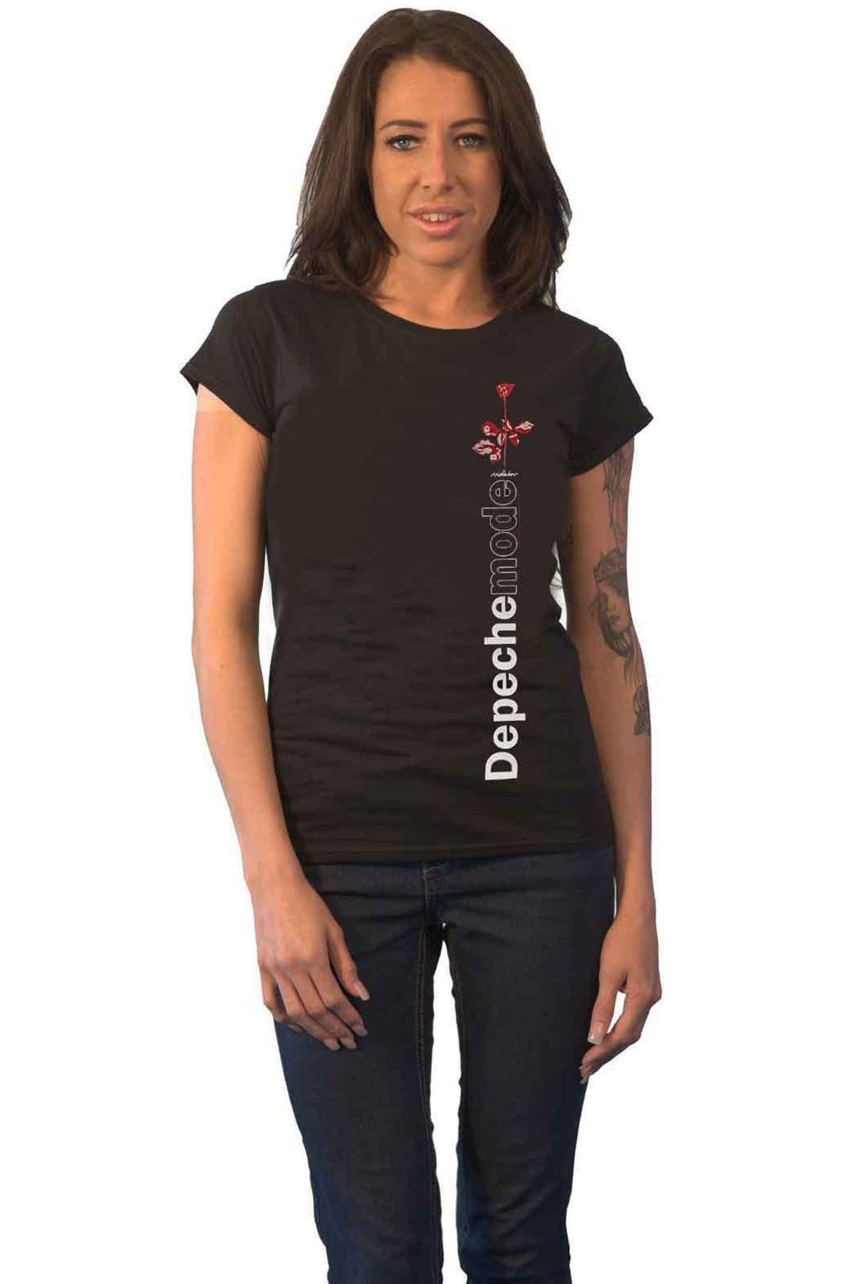 Depeche Mode Violator Side Rose Skinny Fit T Shirt product image 1