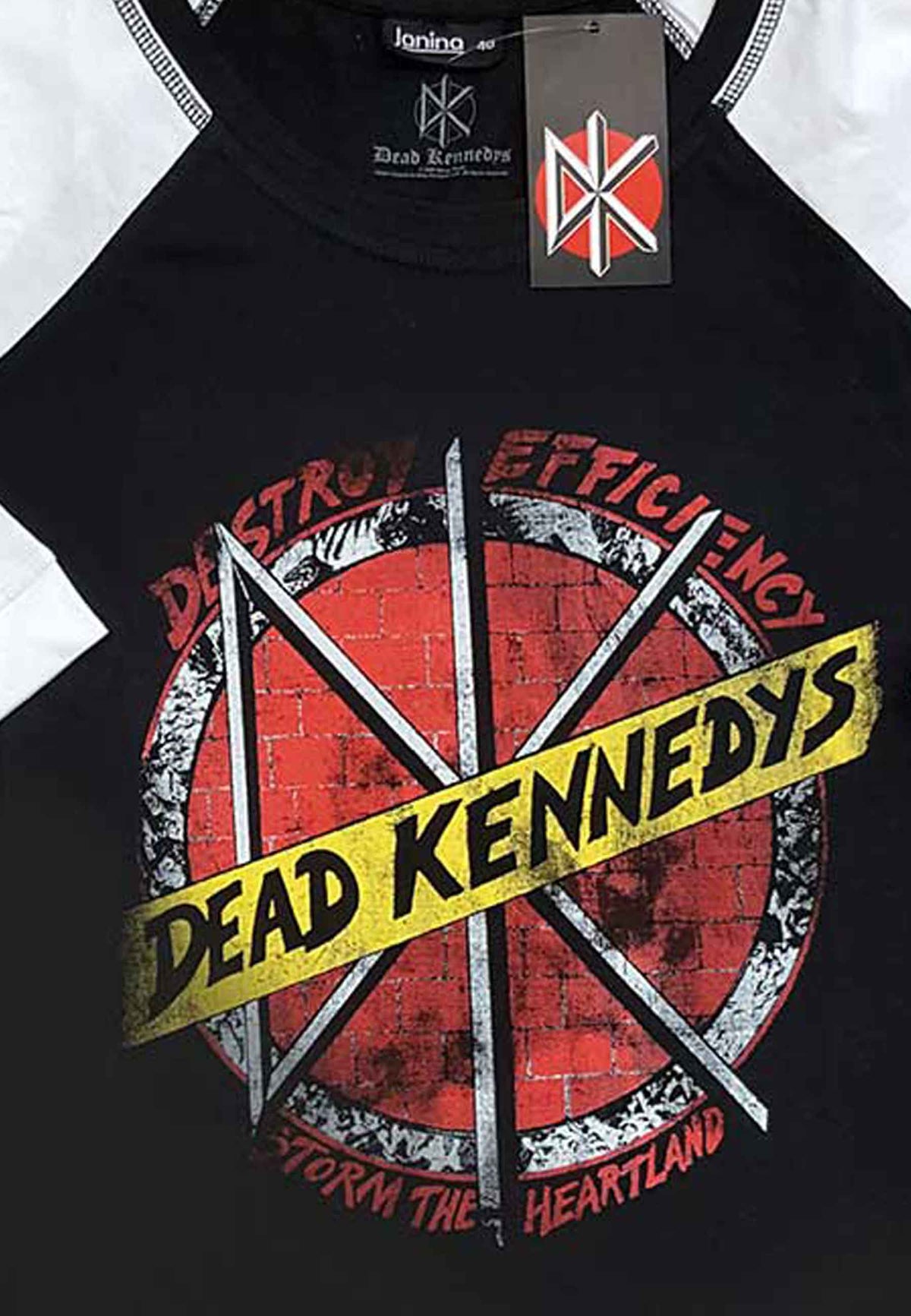 Dead Kennedys Destroy Raglan T Shirt product image 2