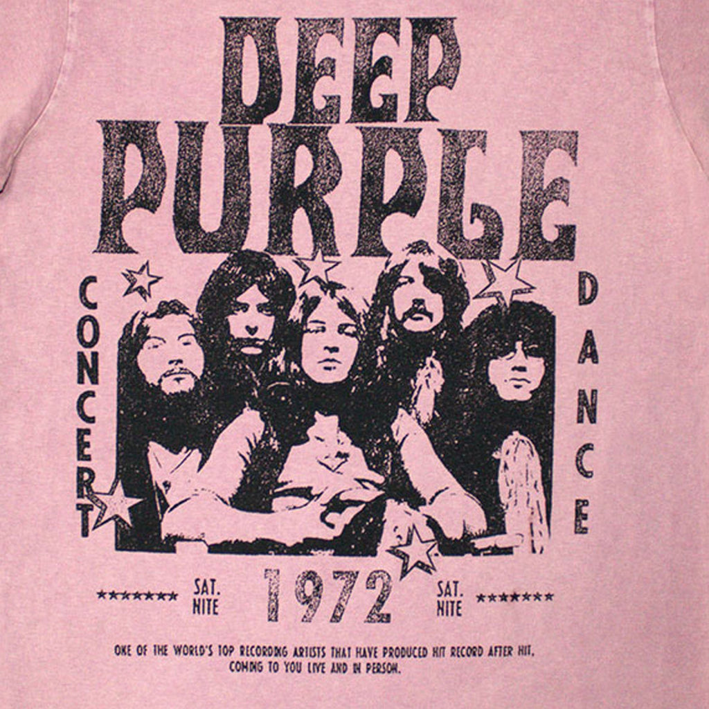 Deep Purple 1972 Concert Stone Wash T Shirt product image 2