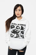 Olivia Rodrigo Threshold Lips Grid Pullover Hoodie product image 1
