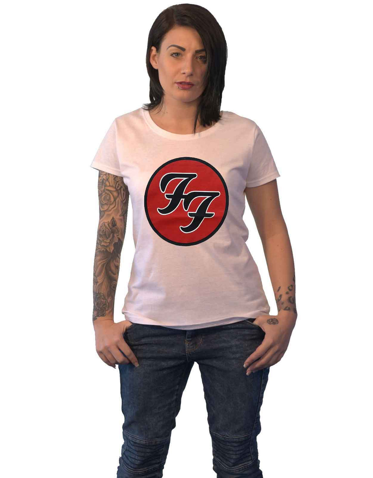 Foo Fighters FF Band Logo Skinny Fit T Shirt product image 1