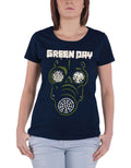 Green Day T Shirt Mask Band Logo new Official Womens Skinny product image 1