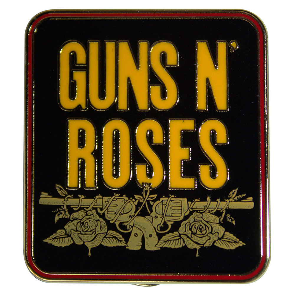 Guns N' Roses Stacked Band logo Pin Badge