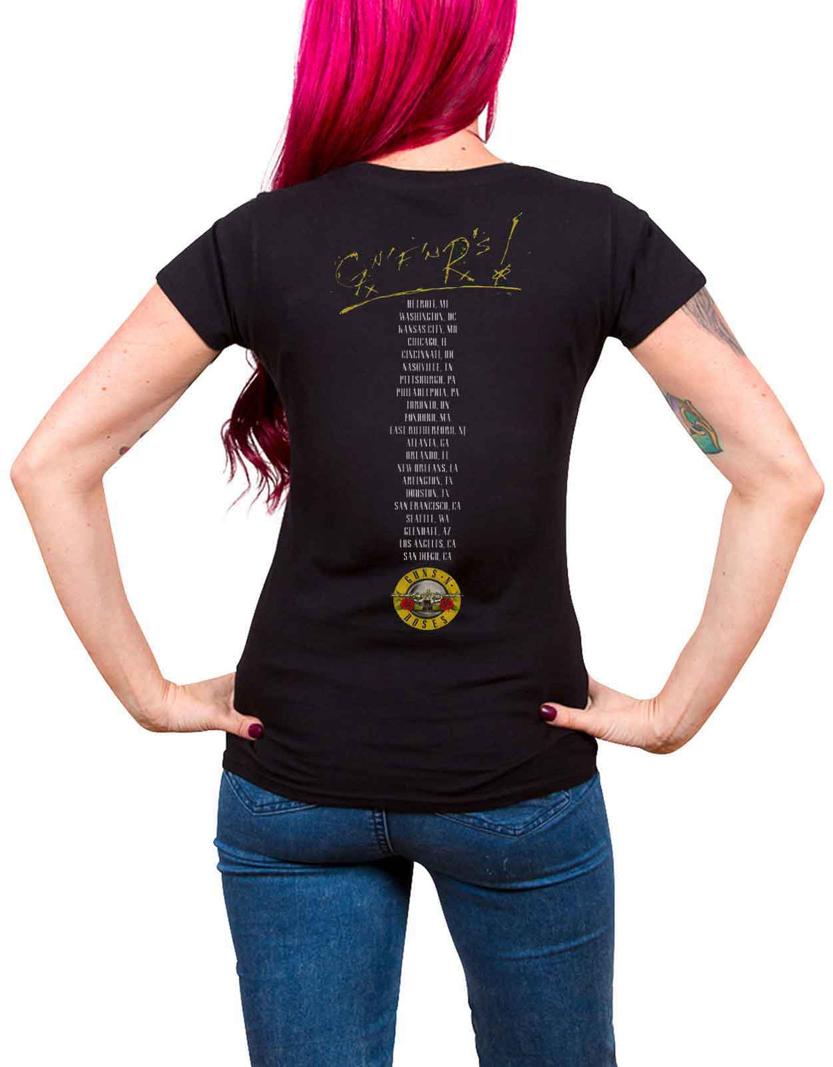 Guns N' Roses Not In This Lifetime Tour Skinny Fit T Shirt product image 2